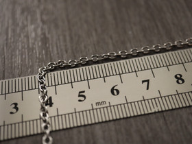 Ankkuriketju, 3x2.4x0.5mm, rst, 1m
