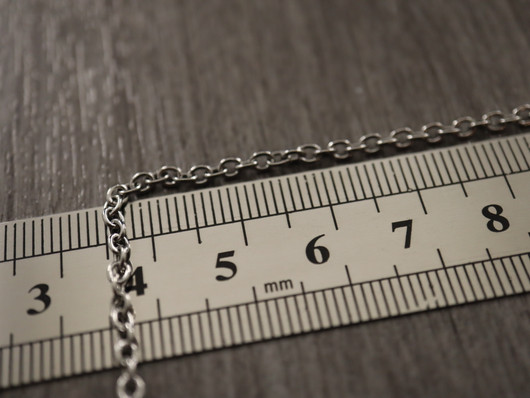 Ankkuriketju, 3x2.4x0.5mm, rst, 1m