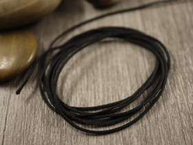 Nylonnyöri, 1mm, musta, 10m