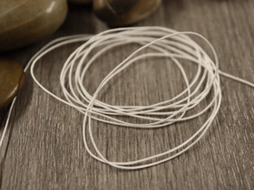 Nylonlanka punottu, 0.5mm, valkoinen, 10m