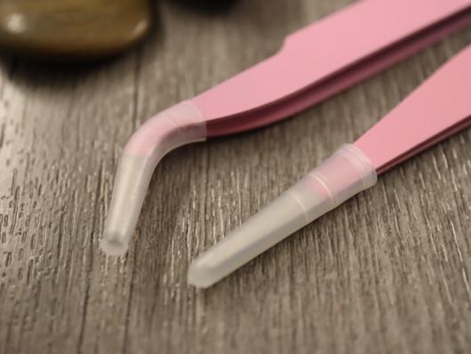 Tarkkuuspinsetti setti, 12cm, vaaleanpunaiset, 1kpl