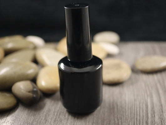 Sivellinpullo, 15ml, musta, 1kpl