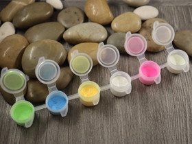 Emalia® Mica Glow pigmentit, lajitelma pimeässä hohtava 16, 10-11g, 1kpl