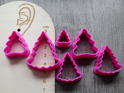 Muotti kuusisetti, 15mm/25mm/30mm/35mm/40mm, 1 setti