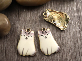 Kissariipus, 25x16mm, valkoinen