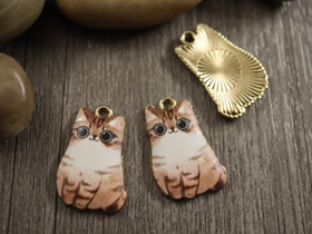 Kissariipus, 25x16mm, ruskea, 1kpl