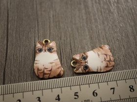 Kissariipus, 25x16mm, ruskea, 1kpl