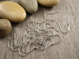 Korvakorukoukku, 18x15mm, rst, 10paria