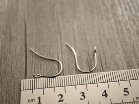 Korvakorukoukku, 18x15mm, rst, 10paria