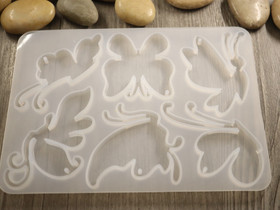 Silikonimuotti perhonen, 166x118x6mm, 1kpl