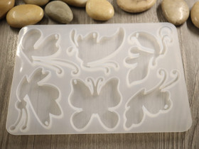 Silikonimuotti perhonen, 166x118x6mm, 1kpl