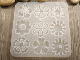 Silikonimuotti kukka, 131x125x4.5mm, 1kpl