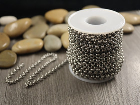 Roloketju, 4x1mm, rst, 10m