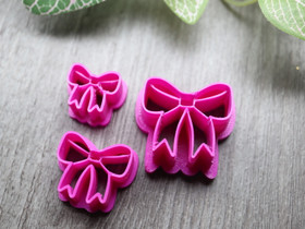 Muotti rusetti, 15mm/20mm/25mm, 1kpl