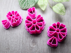 Muottisetti kukka, 30mm/ 35mm/ 40mm, 1kpl