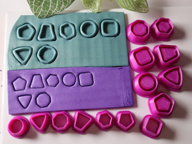 Muottisetti nappikorvakorut, 10mm/15mm/20mm, 1setti