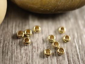 Puristushelmi, 1.9mm, 18K/ kulta/ rst, 10kpl