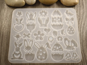 Silikonimuotti pääsiäinen, 129x111.5x4.5mm, 1kpl