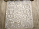 Silikonimuotti pupu, 135x115x4.5mm, 1kpl