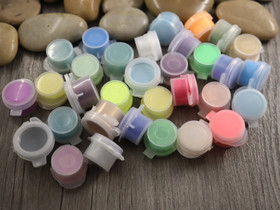 Mysteeripigmentit,  n. 3-4g, 5 erilaista, 1setti