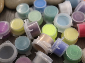 Mysteeripigmentit,  n. 3-4g, 5 erilaista, 1setti