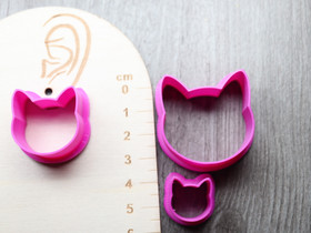 Muotti kissa, 15mm/25mm/35mm, 1kpl