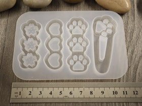 Silikonimuotti pinni/ tassu, 76x114x9mm, 1kpl