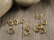 Välirengas, 5x0.8mm, avattava, PVD/18K/vaaleakulta/rst, 10kpl