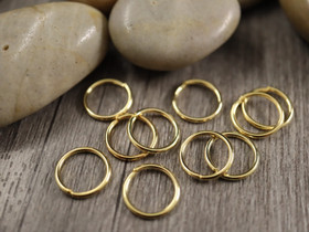 Välirengas, 12x1.2mm, avattava, 24K/kulta/ rst, 10kpl