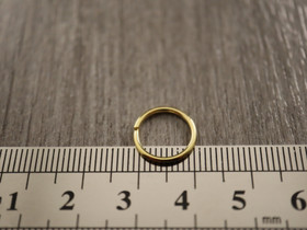 Välirengas, 12x1.2mm, avattava, 24K/kulta/ rst, 10kpl