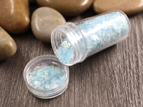 Paljettihile mixsetti kimallus, 7.5-8g, 1kpl