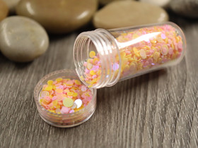 Paljettihile mixsetti ympyrä, 7.5-8g, 1kpl