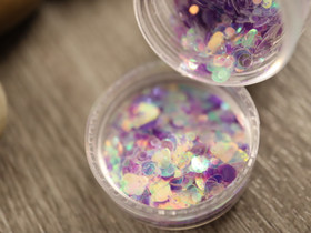 Paljettihile mixsetti kimallus, 7.5-8g, 1kpl