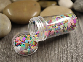 Paljettihile mixsetti ympyrä, 7.5-8g, 1kpl