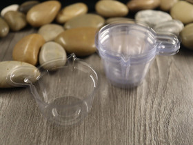 Kertakäyttö mittakuppi, 40ml, 10kpl