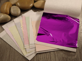 Lehtimetalli-arkki, 9x8cm, 10 sävyä, 10arkkia