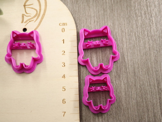 Muotti kissa, 25mm/30mm/35mm, 1kpl