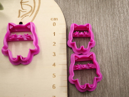 Muotti kissa, 25mm/30mm/35mm, 1kpl