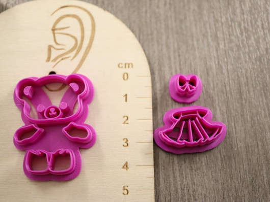 Muottisetti nalle, 35mm/ 40mm, 1setti