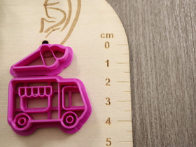 Muottisetti auto+jäätelö, 40mm/ 50mm, 1setti