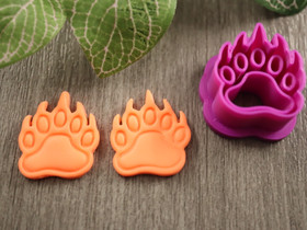 Muotti karhun tassu, 25mm/ 30mm/ 35mm, 1kpl