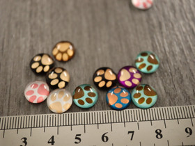 Kapussi tassu, 10mm, mix setti, 50kpl