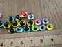 Kapussi silmä, 10mm, mix setti, 50kpl