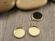 Kapussipohja, 10mm, 24K/kulta/ rst, 1kpl