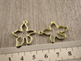 Kukkariipus, 27x21mm, kulta, 1kpl