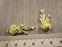 Meduusariipus, 35x14.5mm, kulta, 1kpl