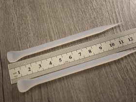  Sekoitustikku silikoni lusikalla,  120x12x4.5mm, 2kpl