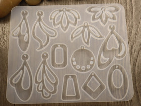 Silikonimuotti kuviot, 118x140x4.5mm, 1kpl