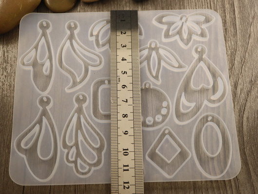 Silikonimuotti kuviot, 118x140x4.5mm, 1kpl