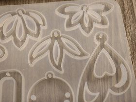Silikonimuotti kuviot, 118x140x4.5mm, 1kpl